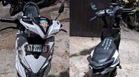 Unit Reskrim Polsek Sungai Pinang, Polresta Samarinda, Kalimantan Timur (Kaltim) berhasil mengamankan dua pelaku pencurian sepeda motor (curanmor). (Liputan6.com/Abdul Jalil)