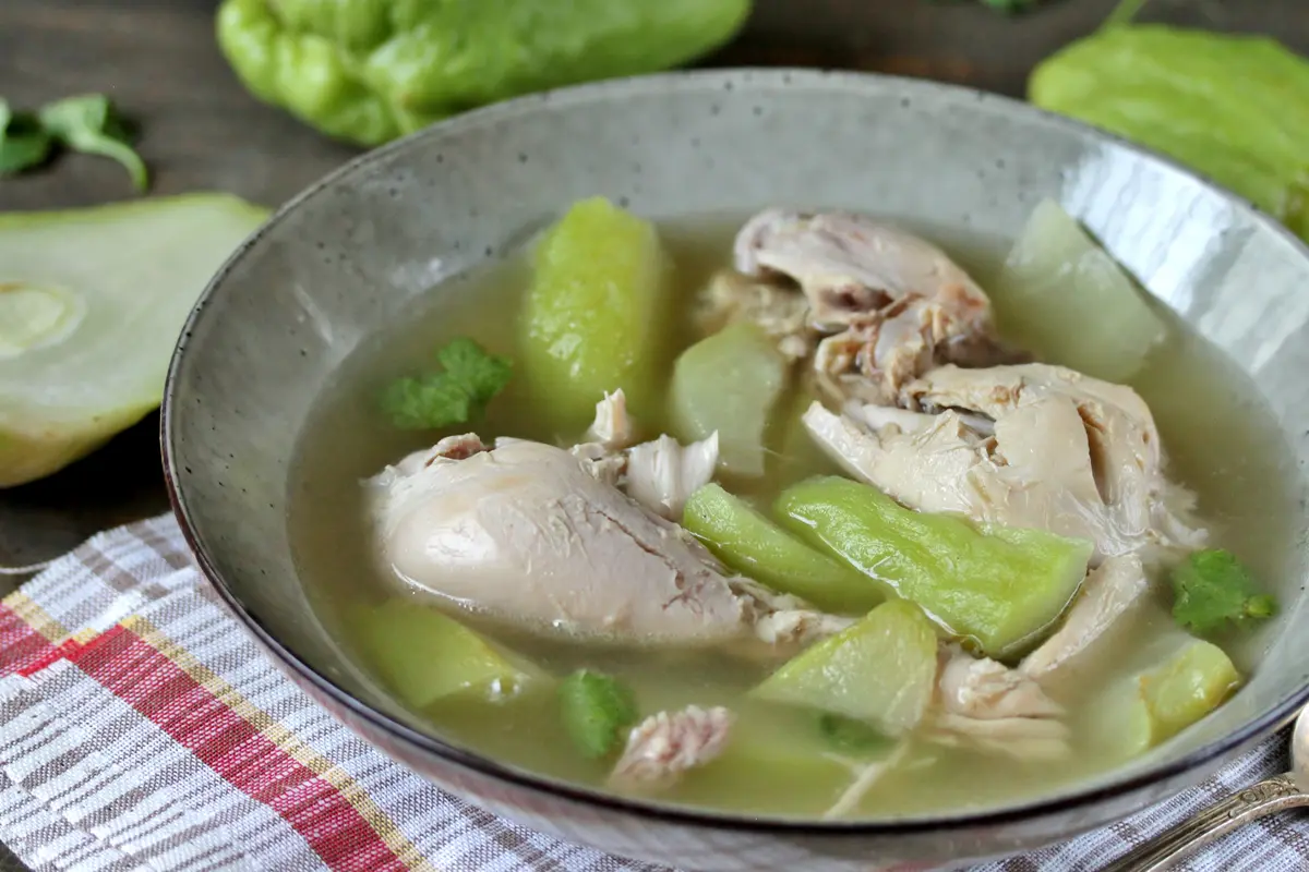 sup ayam labu siam