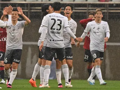 Vissel Kobe sukses menempati posisi teratas di klasemen sementara Liga Jepang 2023. (Dok J League)