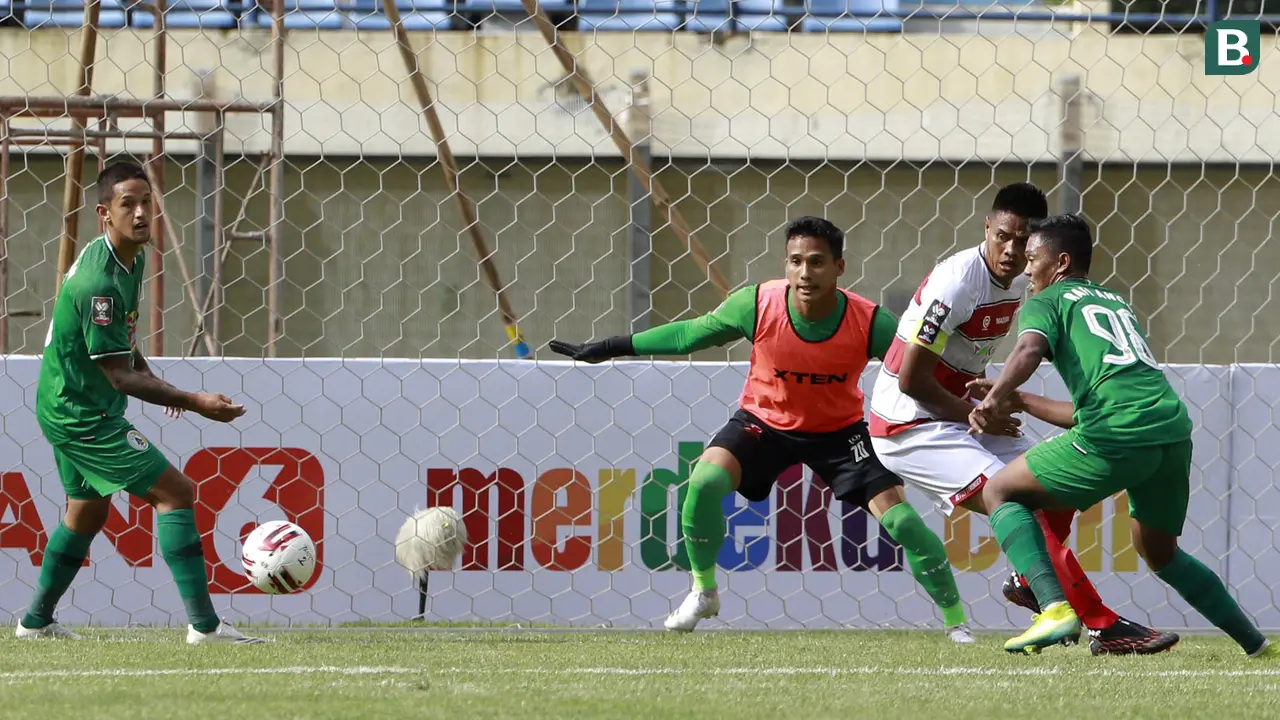 FOTO: Madura United Berbalik Unggul, Tumbangkan PSS Sleman 2-1 dalam Laga Grup C Piala Menpora 2021 - Muhammad Ridho