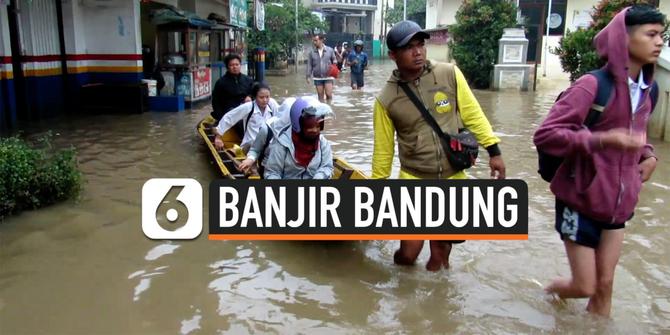 VIDEO: Hampir Sepekan, Ribuan Rumah di Bandung Masih Kebanjiran
