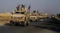 Pasukan AS bergerak mengamankan ladang minyak Suriah atas perintah Presiden Donald Trump (Bederkhan Ahmad / AP PHOTO)