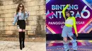 Ghea Youbi memberikan kesan feminin lewat padu-padan jaket jeans, tank top, dan rok mini. Sementara, Happy Asmara tampil nyentrik dengan long sleeve top neon dengan celana jeans asimetris.