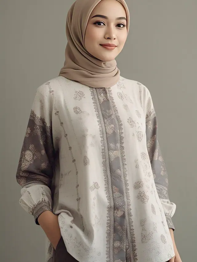 Model Batik Kantor Terbaru