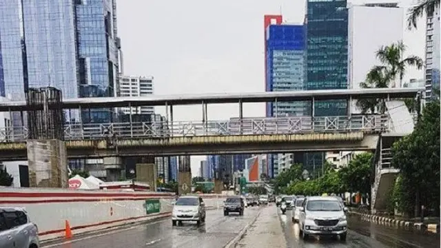 Penampakan water inlet di Jln Rasuna Said Kuningan, Jakarta.