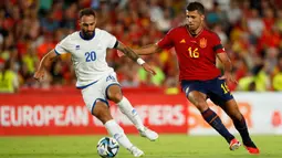 Enam gol Spanyol disumbang Gavi, Mikel Merino, Joselu, Ferran Torres dua gol, dan Alex Baena. (AP Photo/Fermin Rodriguez)