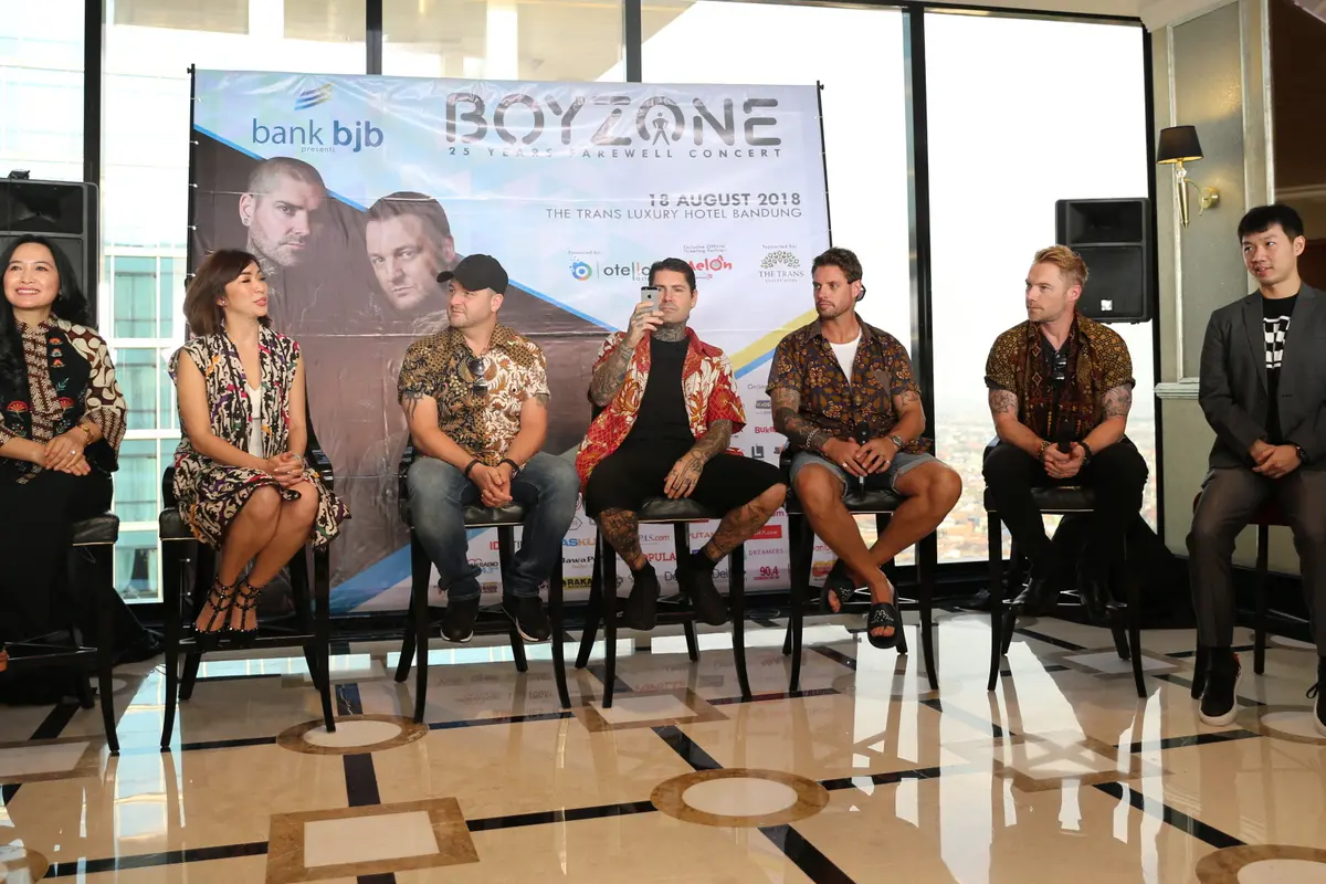 [Bintang] Konser Boyzone di Bandung