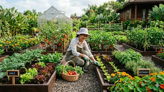 Rahasia Cara Menata Edible Garden Biar Rapi Seperti Kebun Organik Profesional