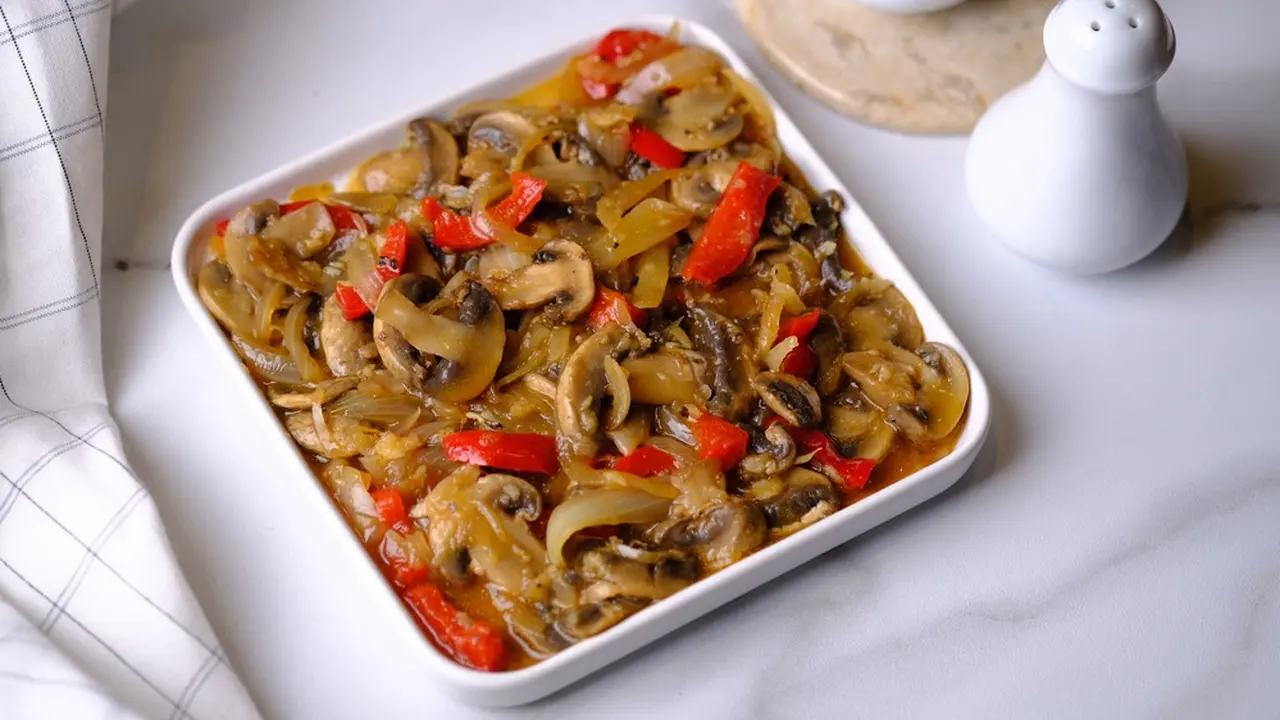 tumis jamur kancing