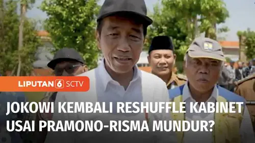 VIDEO: Pramono-Risma Mundur, Presiden Jokowi Buka Peluang Reshuffle Kabinet