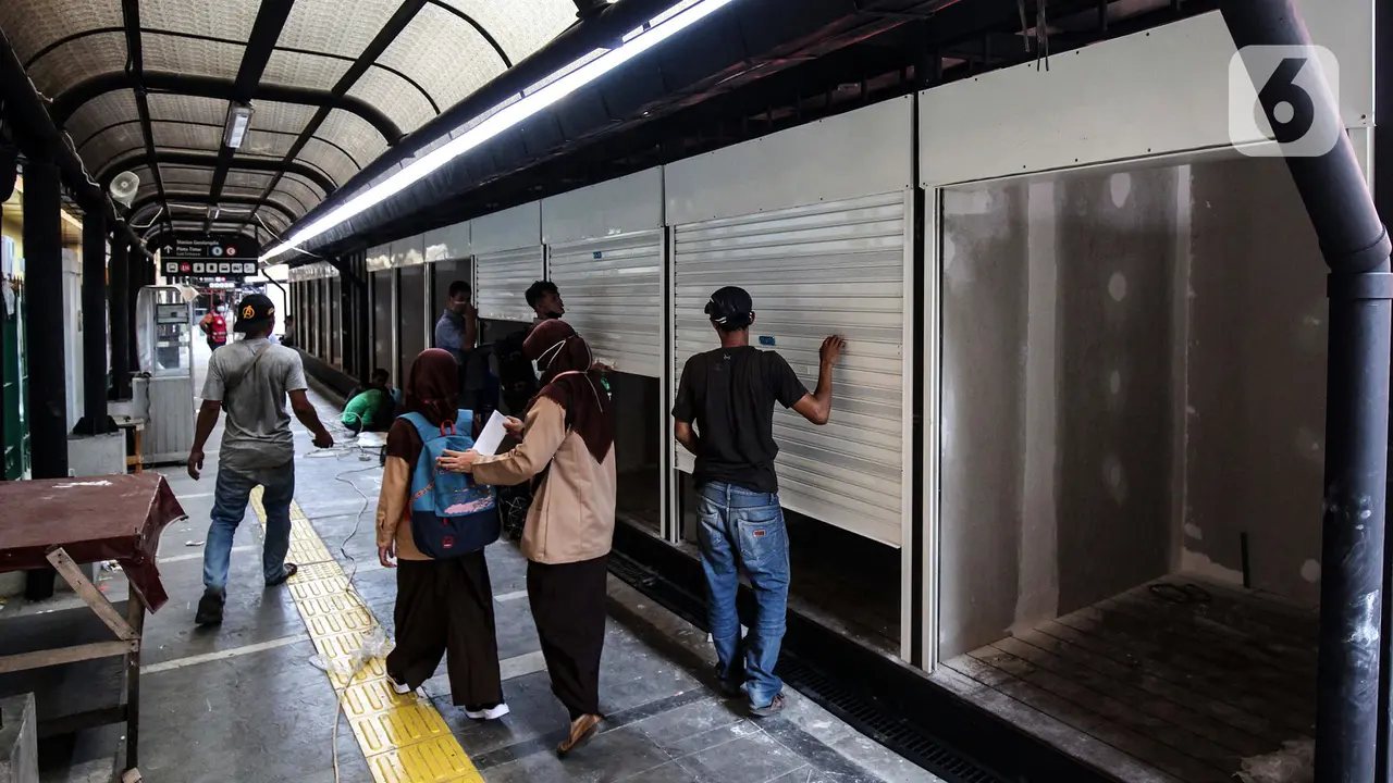 Pembuatan Ruko UMKM di Stasiun Gondangdia