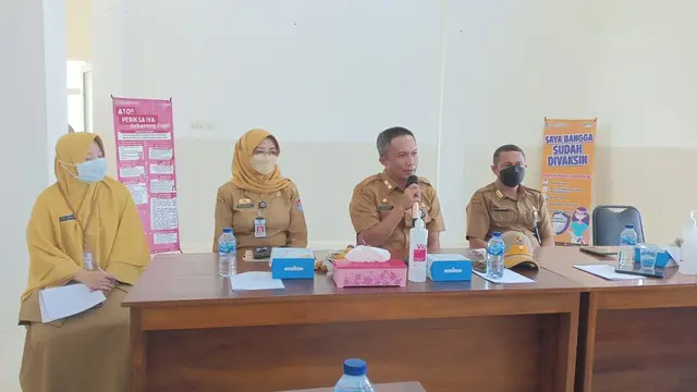 Rakor pembangunan Puskesmas Jeruklegi I, Cilacap, Jawa Tengah. (Foto: Liputan6.com/Pemkab Cilacap)