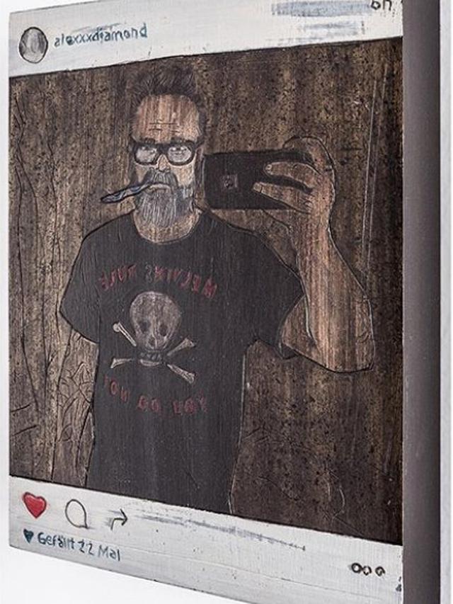 Woodcut Alex Diamond