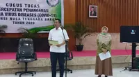Gubernur Nusa Tenggara Barat (NTB) Zulkieflimansyah menyebutkan ada satu orang warga NTB positif virus corona Covid-19. (Liputan6.com/ Hans Bahanan)