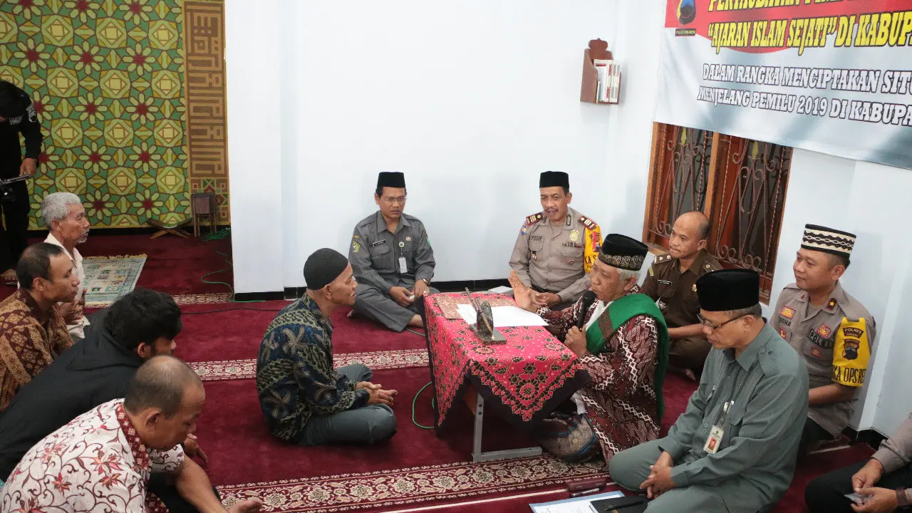 Pengikut aliran sesat Islam sejati bertaubat. (Foto: Liputan6.com/Muhamad Ridlo)