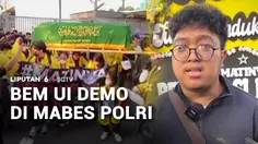 BEM UI Demo di Mabes Polri, Soroti Kinerja Kapolri hingga Jabatan Sipil Polisi