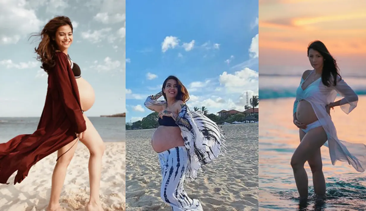 Maternity Shoot di Pantai (Instagram)