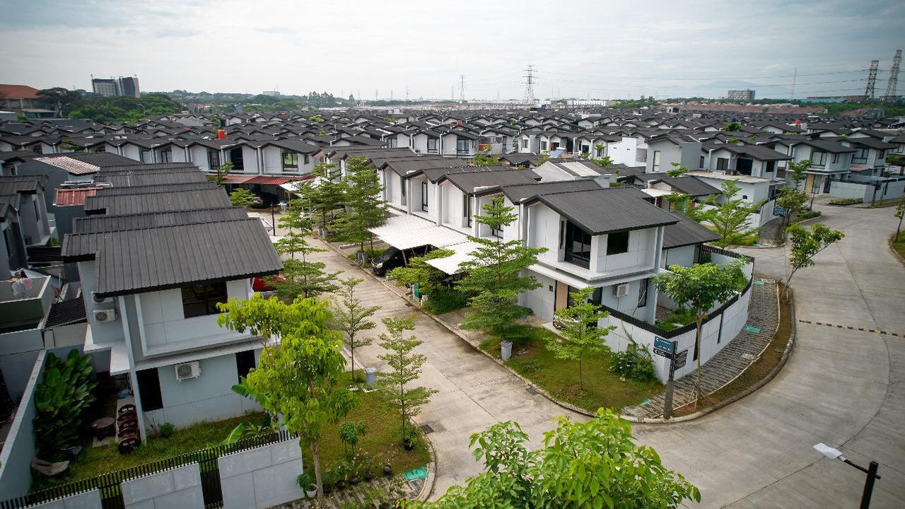 Proyek perumahan PT Lippo Cikarang Tbk (LPCK) yang diserahterimakan pada 2023 kemarin antara lain Waterfront Estates @Uptown, sebanyak 365 unit dan The Hive @Uptown sebanyak 36 unit. (Dok Lippo)