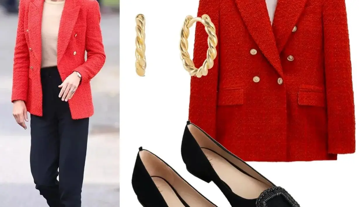 Tiga tahun lalu, dia memulai debutnya dengan gaya serupa selama perjalanan ke Irlandia bersama Pangeran William. [@katemiddleton.id]