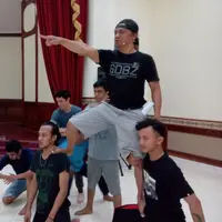 Candil ikut andil dalam pementasan Drama Musikal Kolosal berjudul Tekad Indonesia Jaya (Istimewa)