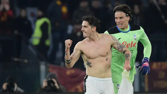 Foto: Selebrasi Emosional Nicolo Zaniolo ke AS Roma, Puas Cetak Gol ke Gawang Mantan