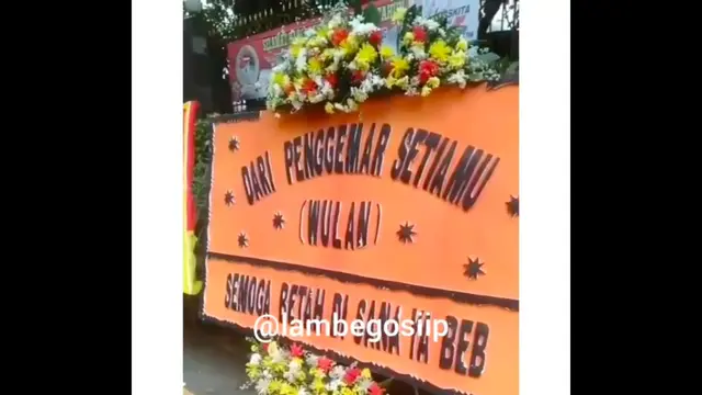 Medina Zein Tersangka, Polda Metro Jaya Kebanjiran Karangan Bunga dari Para Korban. (instagram.com/lambegosiip)