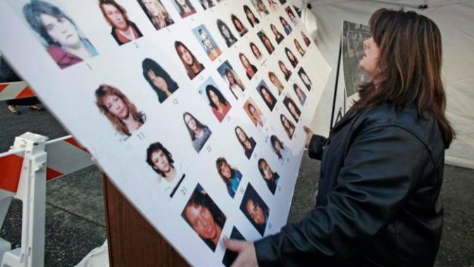 Korban pembunuh berantai di Kanada. Sejumlah di antaranya adalah perempuan penduduk asli (AFP PHOTO)