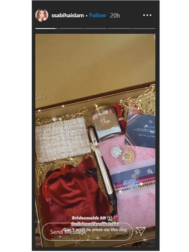 6 Potret Isi Bridesmaids Box Nikita Willy, Ada Kamera Hingga Catokan Rambut