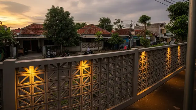 Model Pagar Beton Bertulang Anti Maling yang Super Kuat untuk Area Perumahan