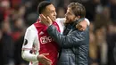 3. Kenny Tete (Lyon) – Gaya bermain bek sayap berusia 21 tahun ini sering disebut mirip dengan Giovanni van Bronckhorst. Meski muda, pemain hasil binaan Ajax Amsterdam ini sudah enam kali dipanggil Danny Blind ke Timnas Belanda. (AFP/Olaf Kraak)