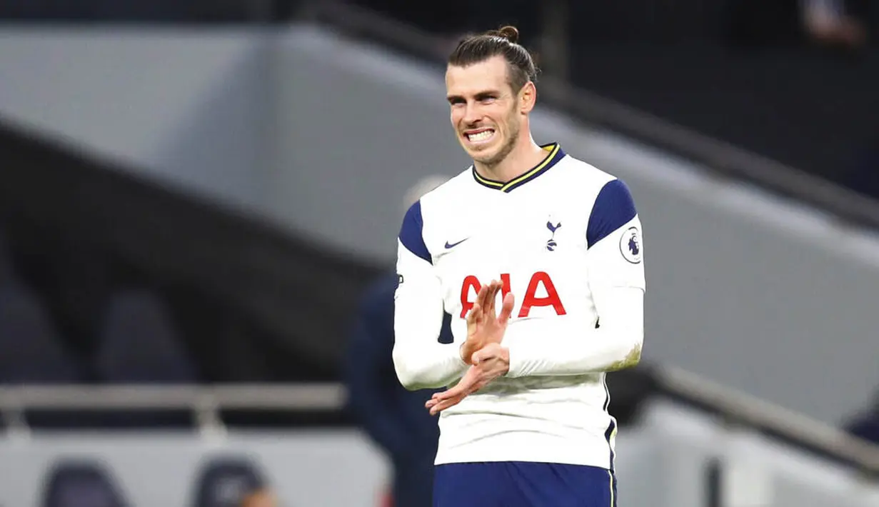 Gareth Bale - Penyerang Tottenham Hotspur itu kini memiliki 43,6 juta pengikut di Instagramnya dan menjadi pesepak bola dengan pengikut tertinggi di Wales. (Julian Finney/ Pool via AP)