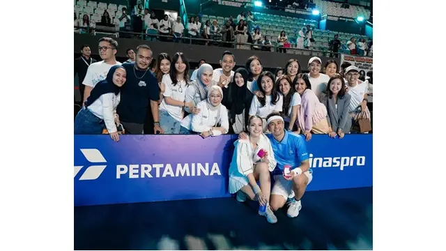6 Potret Raffi-Nia di Lagi-Lagi Tenis Internasional, Kalahkan Pemeran Logan Lee