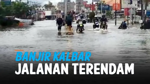 Banjir di Kalimantan Barat masih terus terjadi. Jalanan Melawi-Sintang, Kalbar sudah lima hari terendam banjir setinggi sampai 1 meter. Kendaraan yang nekat melintas bebera mogok.
