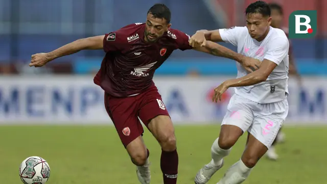Foto: Penalti Kontroversial Bawa Persikabo 1973 Raih 3 Poin Penuh atas PSM Makassar di Grup D Piala Presiden 2022