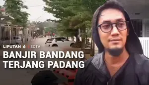 Banjir Bandang Terjang Perumahan Warga di Kota Padang