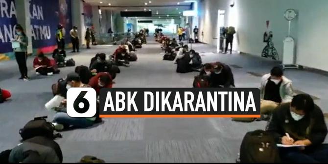 VIDEO: Ratusan ABK Dikarantina di Asrama Haji Pondok Gede