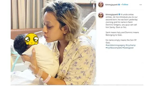 8 Potret Perjalanan Kehamilan Kedua Kimmy Jayanti, Lahirkan Anak Laki-laki