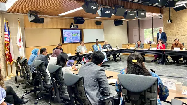 Otorita Ibu Kota Nusantara (IKN) kunjungi Texas Advanced Computing Center (TACC) di Austin, Texas, Amerika Serikat, Senin (29/04/2024) waktu setempat.