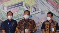 Dirut TransJakarta Muhammad Yana Aditya Saat Jumpa Pers di Gedung Tranjakarta, Cawang, Jakarta Timur. (Merdeka.com/Bachtiarudin Alam)