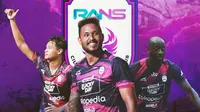 RANS Nusantara FC - Septian Bagaskara, Wander Luiz, Makan Konate (Bola.com/Adreanus Titus)