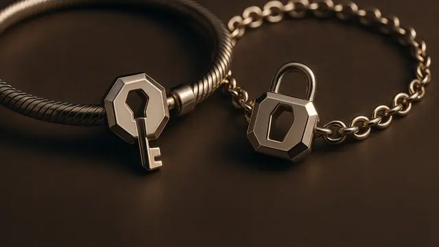 Model Gelang Kunci dan Gembok Mini