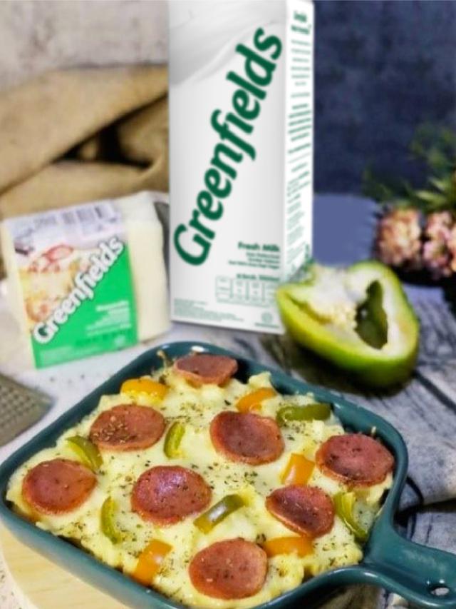 Pizza Mac N Cheese kreasi @shinof