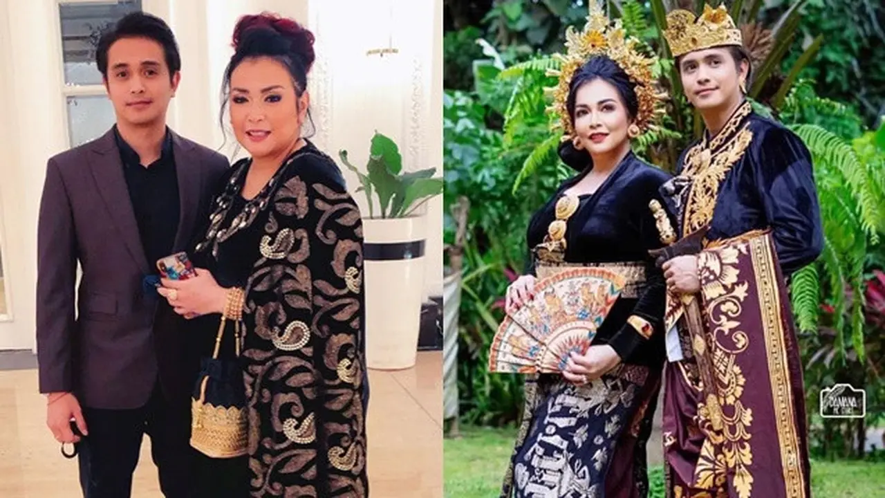6 Gaya Pasangan Artis Jennifer Ipel dan Ajun Perwira Pakai Baju Adat Bali, Romantis