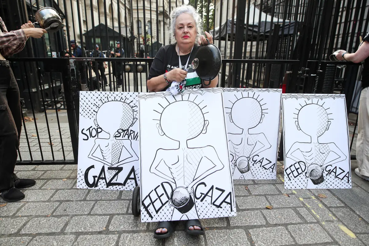 Desak Hentikan Krisis Pangan di Gaza, Solidaritas Palestina Gelar Aksi Simbolik