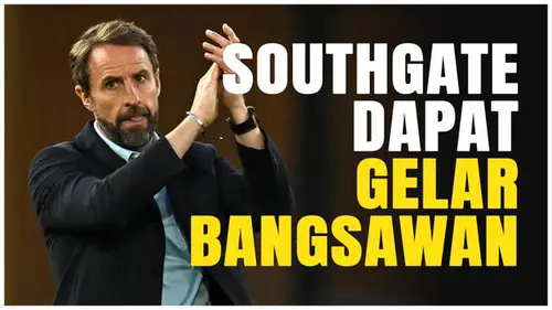 VIDEO: Mantan Pelatih Timnas Inggris, Gareth Southgate Raih Gelar Kebangsawanan