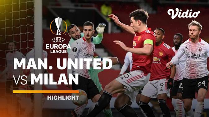 VIDEO Highlights Liga Europa, Manchester United Ditahan Imbang AC Milan 1-1, Amad Diallo Cetak ...