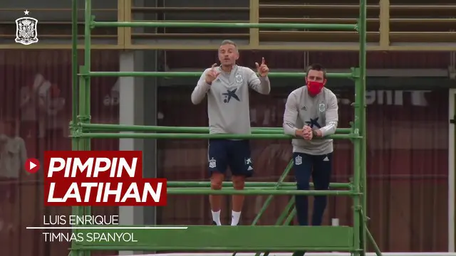 VIDEO: Gunakan Steger, Luis Enrique Pimpin Latihan Timnas Spanyol Jelang Lawan Jerman di UEFA Nations League