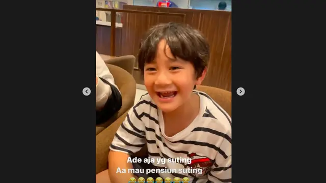 Rafathar Tegaskan Akan Pensiun Syuting Saat Sang Adik Lahir