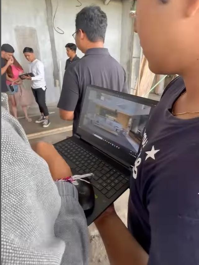 Potret perkembangan rumah baru Samuel Zylgwyn (Sumber: Instagram/samuel_zylgwyn dan Instagram/frandaaa87)