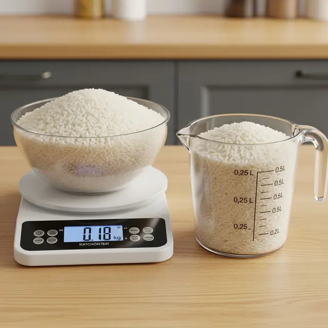 Pengertian Kilogram dan Liter dalam Konteks Pengukuran Beras (AI Generated)